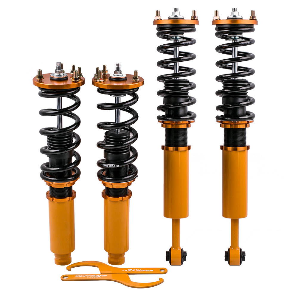 Maxpeedingrods Kits de descenso de suspensión de coilover Compatible para Honda Accord VII sedán de 4 puertas CM4/CM5/CM6 2003-2007