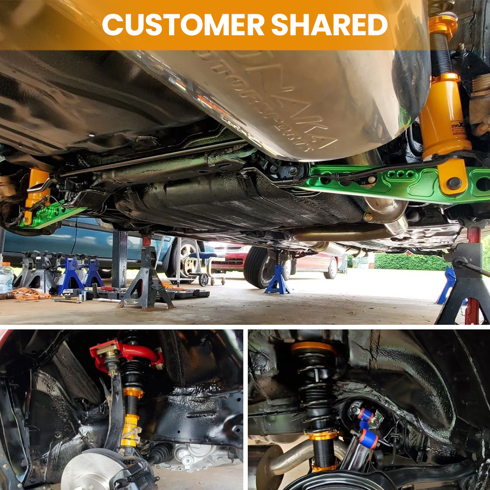 Maxpeedingrods - Kits de descenso de suspensión con coilover completo Compatible para Acura Integra 1990 -1993 DA DB