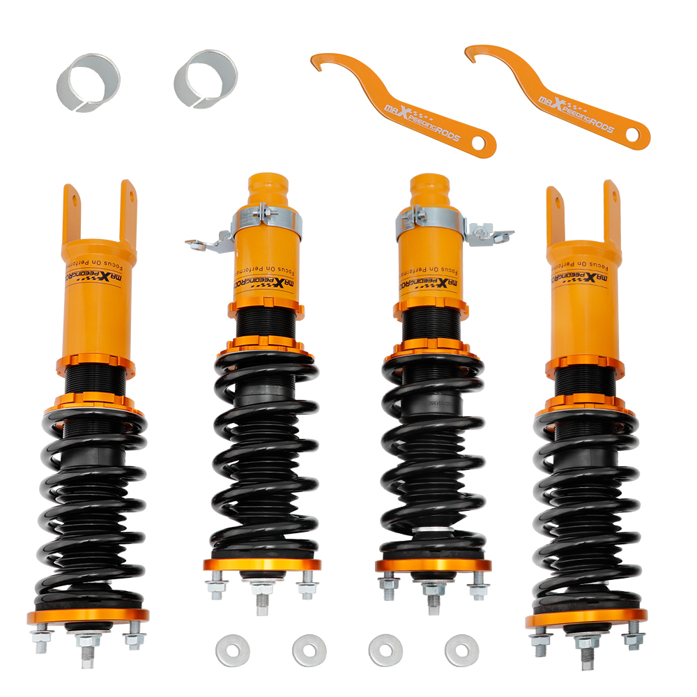 Maxpeedingrods - Kits de descenso de suspensión con coilover completo Compatible para Acura Integra 1990 -1993 DA DB