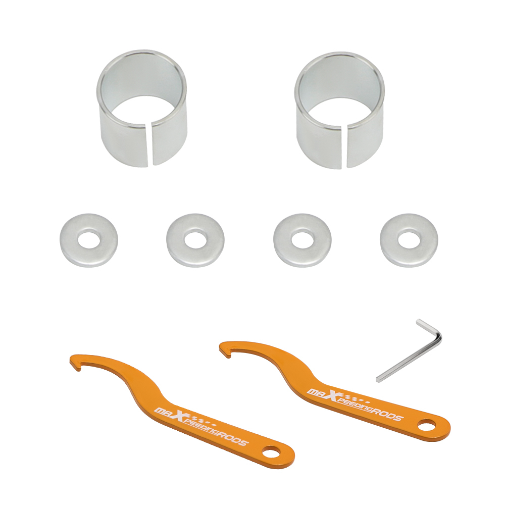 Maxpeedingrods Tuning Full Coilovers Kit suspensiones amortiguador ajustable Compatible para Honda Civic 1988-1991 EC ED EE EF