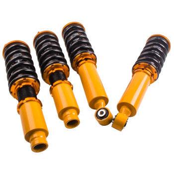 Compatible for Honda CRV 96-01 CR-V Pillow Ball Mount Height Adjustable Coilover Suspension Lowering Kit