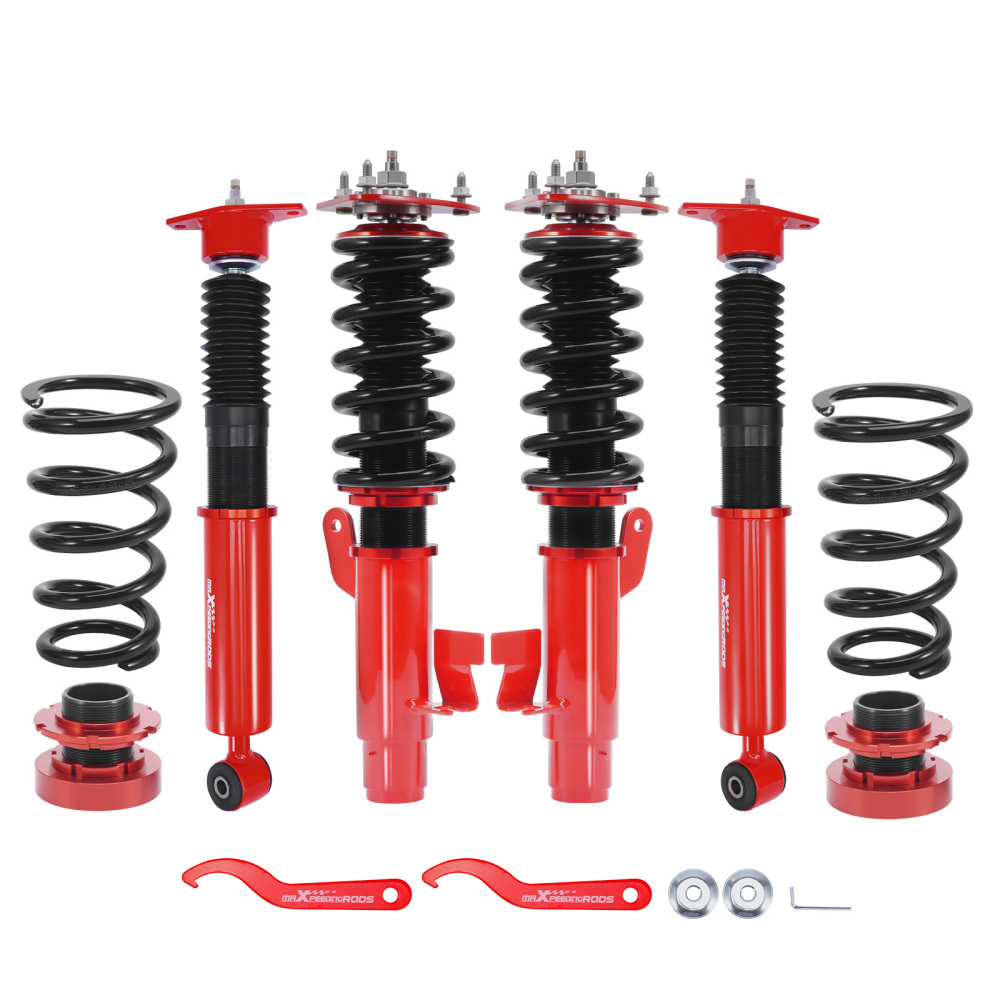 24 Ways Adj. Damper Coilovers Amortiguadores compatible para Mazda 3 2004-2013