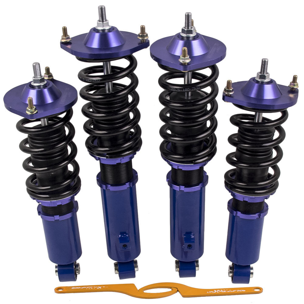 Kits de amortiguadores Amortiguadores Amortiguadores Suspensión de resortes Compatible para Mazda Miata LE Convertible 2D 1993