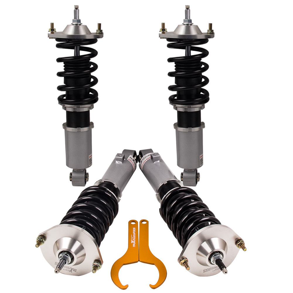 Coilover Amortiguador Suspensión Compatible para Mazda Miata Base Convertible 2D 1990-1997