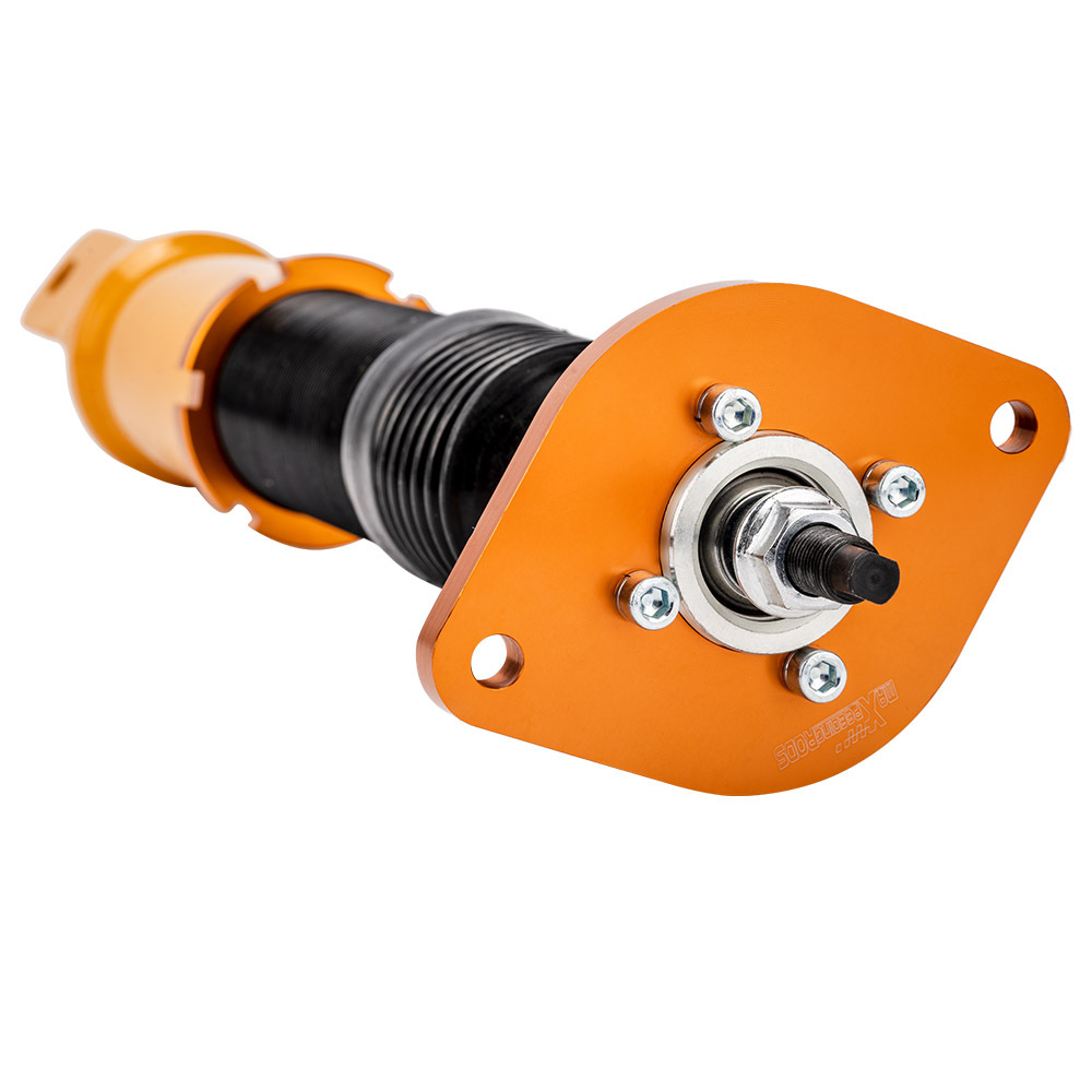 Kit de reducción de suspensión Coilover compatible con compatible para Nissan Fairlady 350Z Z33 03-08 Adj. Amortiguador juego de 4