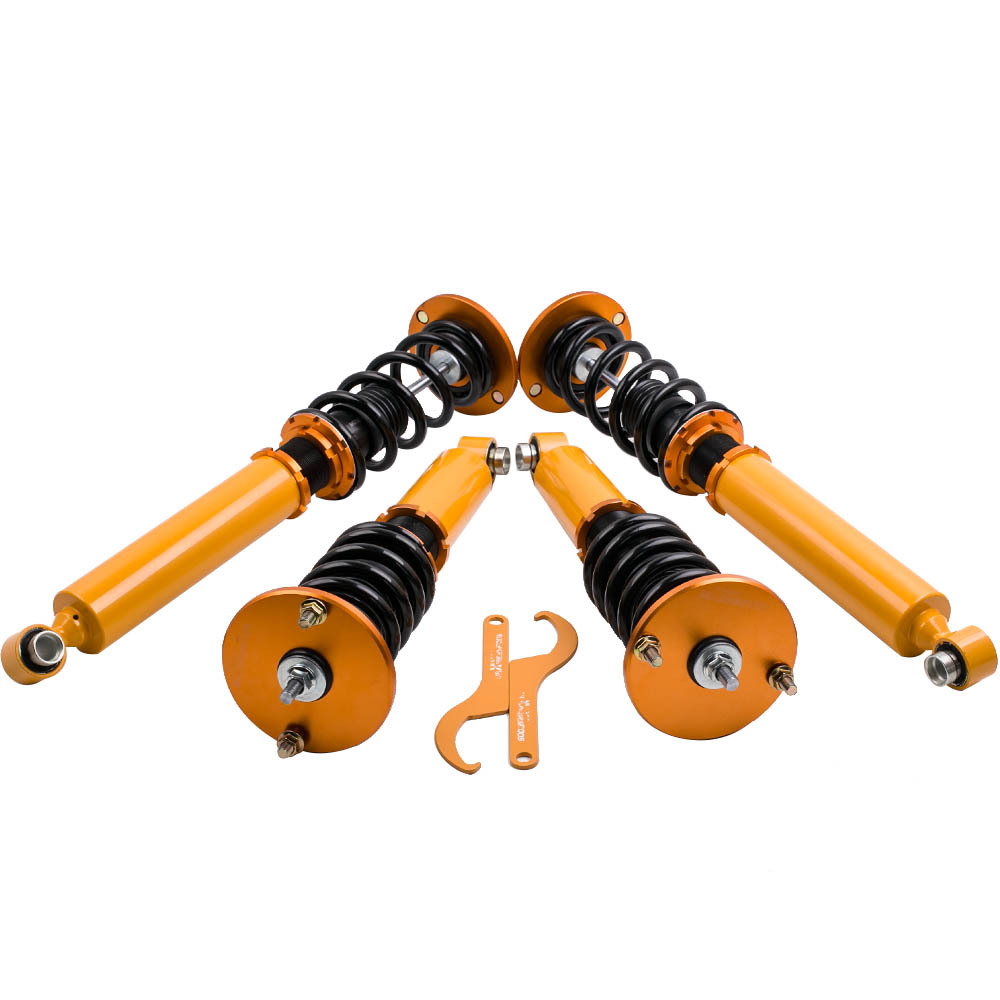 Adj. Suspensión de coilovers de altura compatible para Nissan Skyline R33 GTS GTST RB25DET 93-97