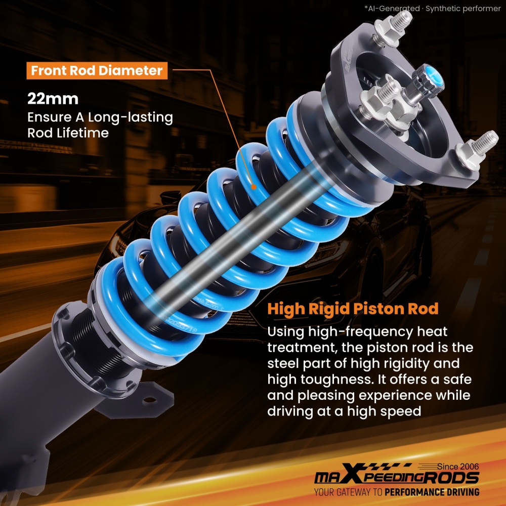 Coilovers Lowering Kit compatible for Toyota MR2 Spyder ZZW30 2000-2005 Convertible