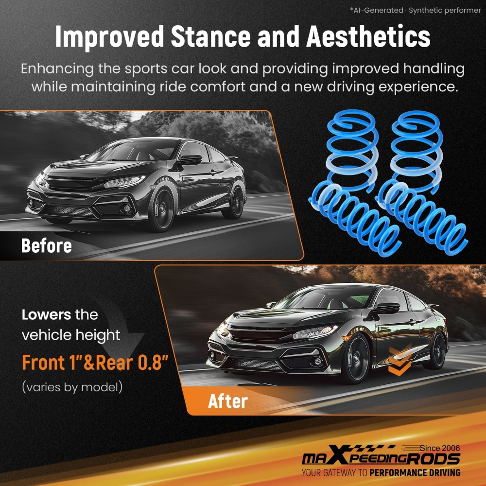 Lowering Springs 25/20mm compatible for BMW E90 E92 3 Series Saloon Kit 335 330 328-316