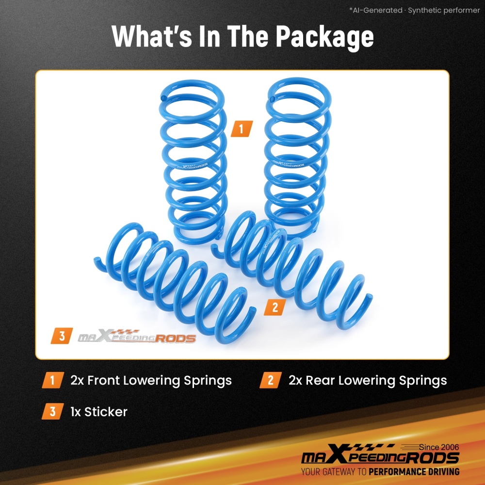 LOWERING SPRINGS compatible for BMW 6 SERIES F06 GRAN COUPE 13-18 640i 650i