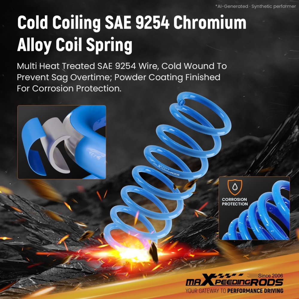 LOWERING SPRINGS compatible for BMW 6 SERIES F06 GRAN COUPE 13-18 640i 650i