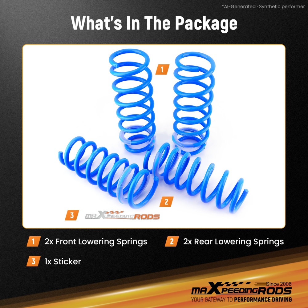 LOWERING SPRINGS compatible for BMW 6 SERIES COUPE F13 12-19 640i 640d 650i