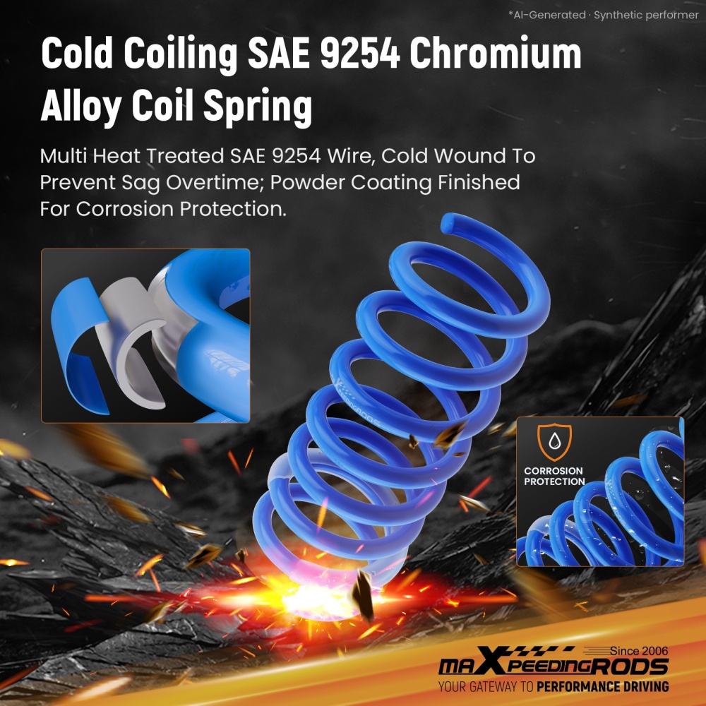 LOWERING SPRINGS compatible for BMW 6 SERIES COUPE F13 12-19 640i 640d 650i