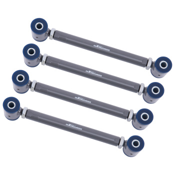 6 Pcs Control Toe compatible for Honda Accord 2003 - 2007 Rear Camber Arms UpperLower