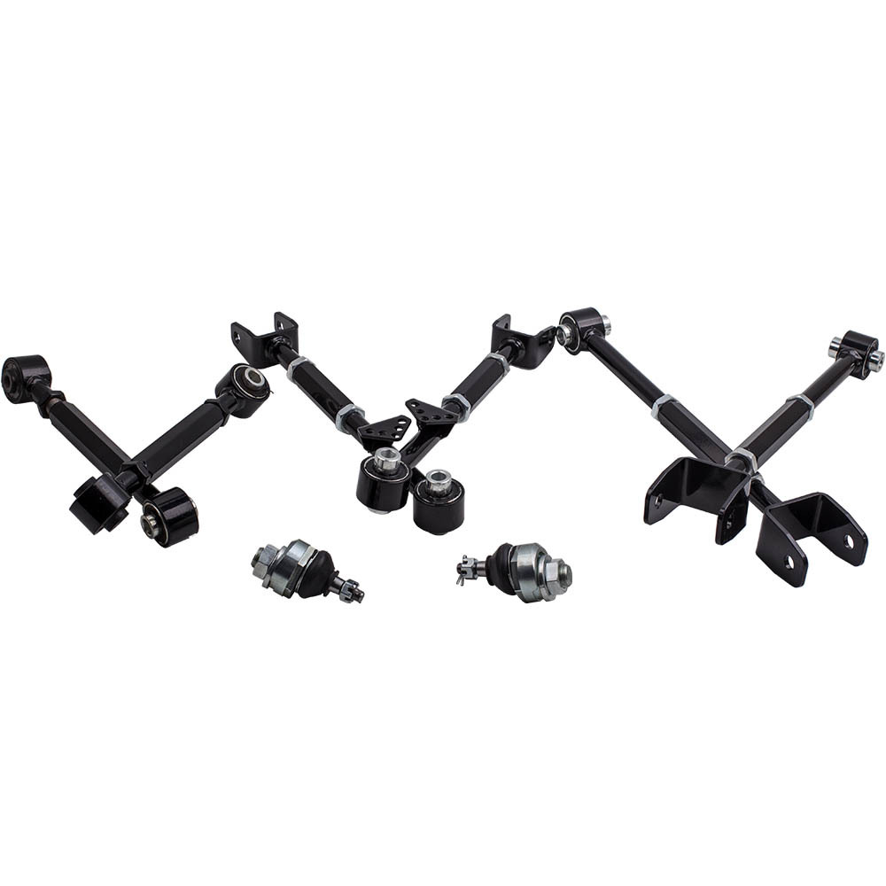 Rótula delantera + Kit de puntera de brazo de control de inclinación trasera compatible para Honda Accord 08-13 compatible para Acura TL TSX