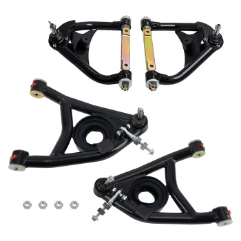 Tubular Heavy Duty Upper Suspension Control Arms Rubber Set compatible for Chevy Chevelle