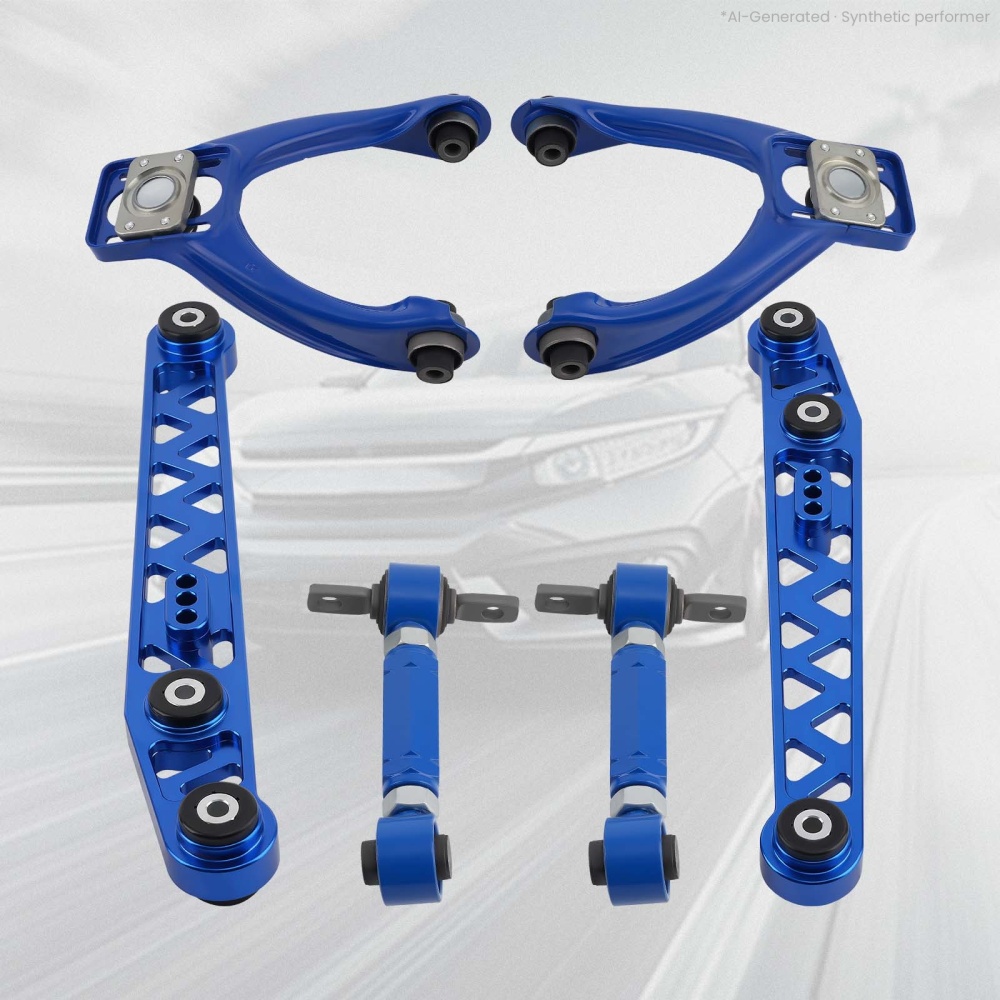 Rear LowerFront Upper Control Arms + Rear Camber Kit For 96-00 compatible for Honda Civic