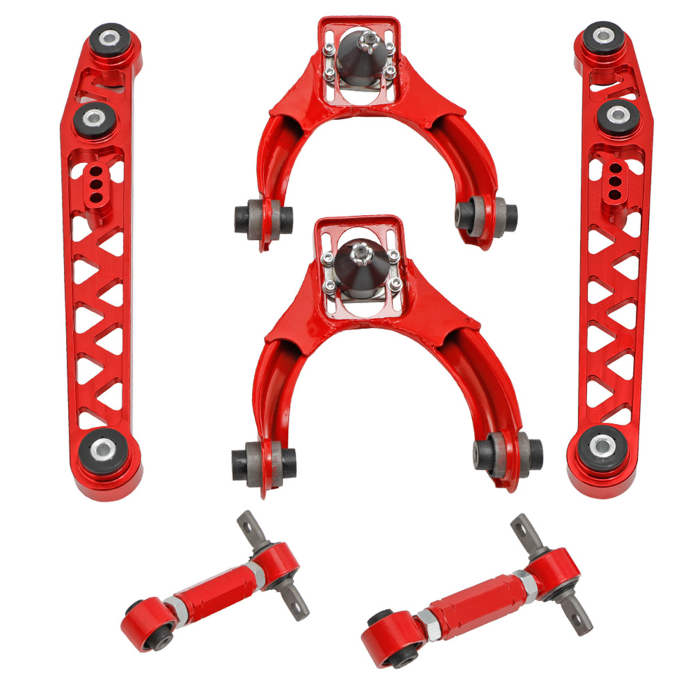 6x Front Upper Rear Camber Kit + Lower Control arms For 1996-2000 compatible for Honda Civic