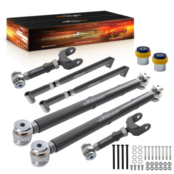 Rear Control Arms Set Lower Upper compatible for GM A-Body compatible for Chevelle Monte Carlo 1968-1972