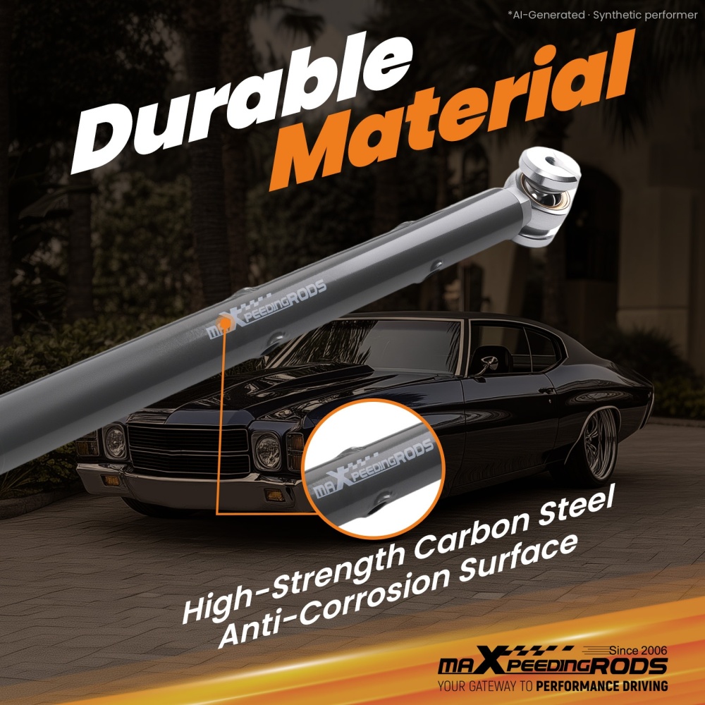 Rear Control Arms Set Lower Upper compatible for GM A-Body compatible for Chevelle Monte Carlo 1968-1972