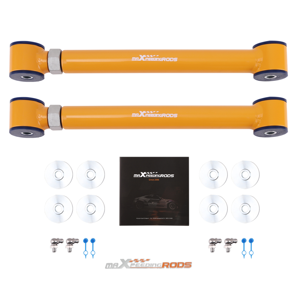 BRAS DE COMMANDE INFERIEUR ARRIERE REGLABLE + ENTRETOISES compatible pour JEEP WJ 1999-2004
