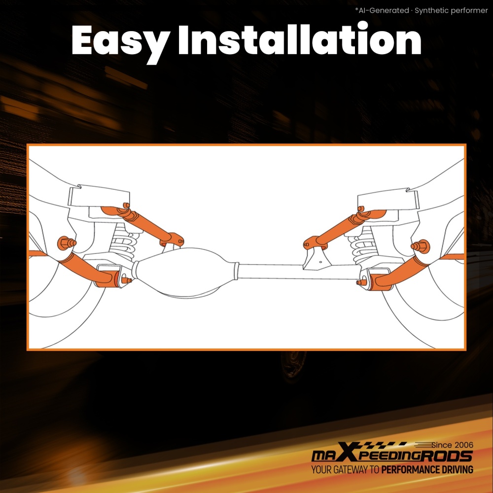Adjustable Rear Lower Control Arm compatible for Jeep Grand Cherokee WJ 1999 2000 2001 2002