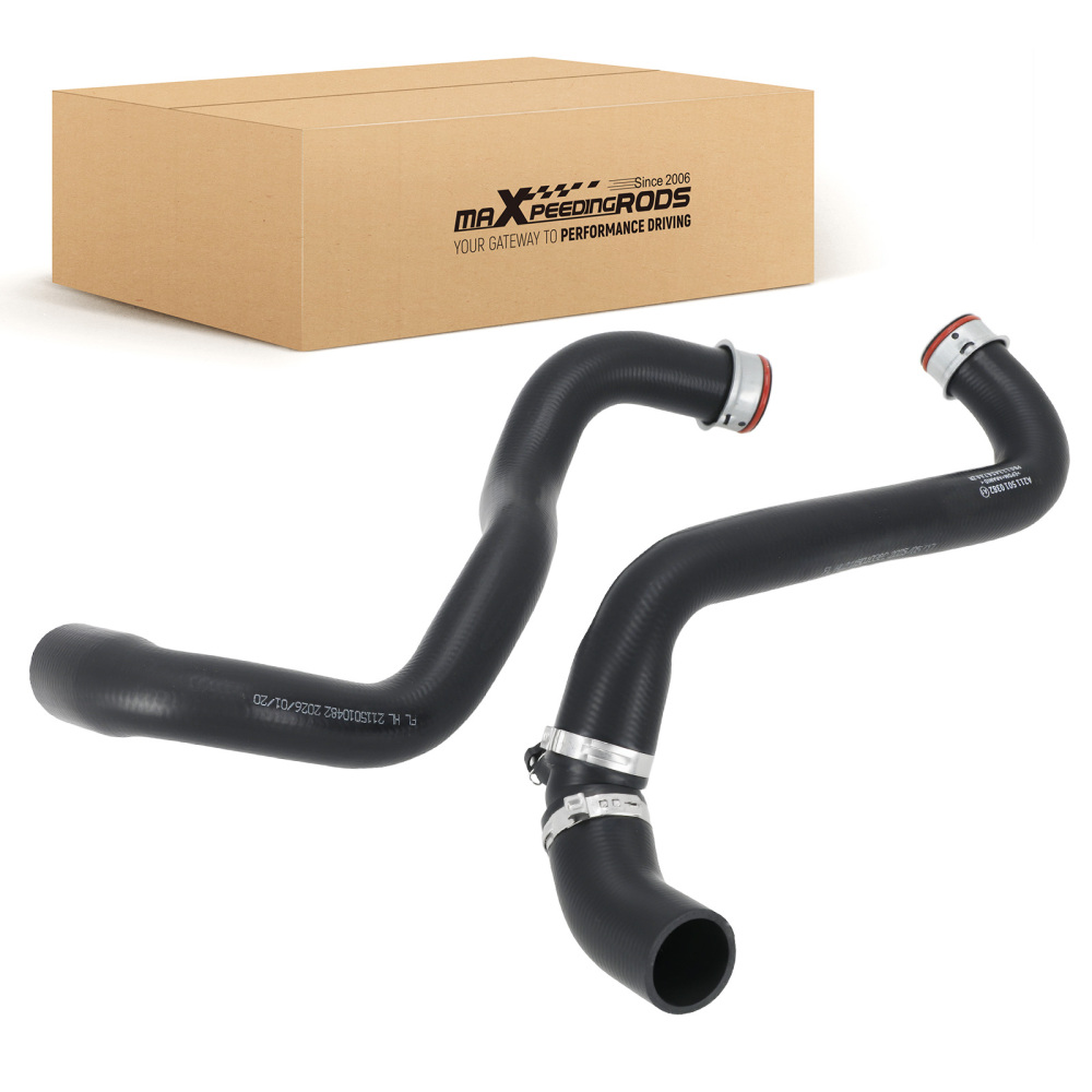 Coolant Radiator Water Hose compatible for Mercedes-Benz E320 2003-2005 Rubber 2115010382