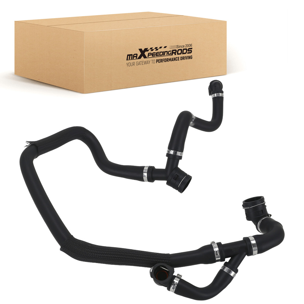 Radiator Coolant Water Hose compatible for BMW X5 xDrive30i 2006-2010 17127537109 Rubber