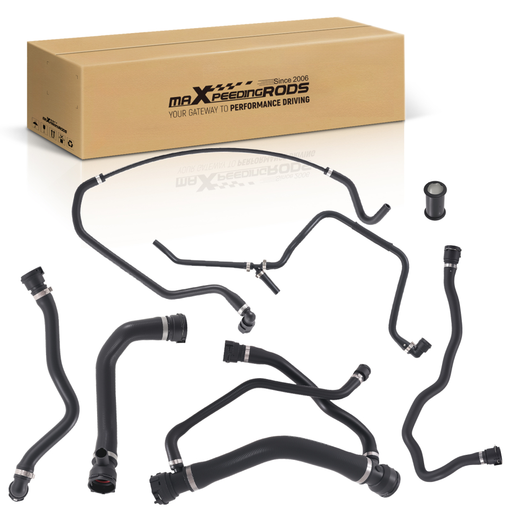 Coolant Hose Direct compatible for BMW 550i 2006-2010 17127542540 17127519248