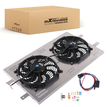 Aluminum Cooling Shroud Fan compatible for Silverado/Sierra 1500 1999-2013 RAD2334 Q2334