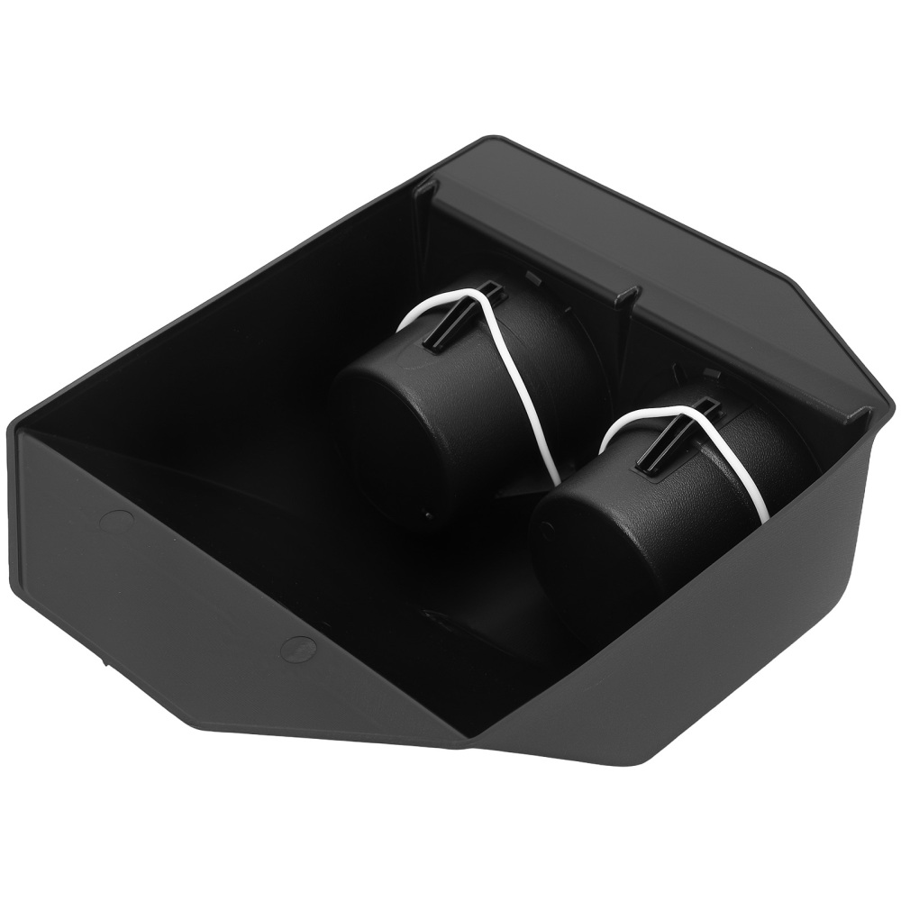 Black Dual Drink Cup Holder compatible for Chevy Corvette C5 C6 1997-2013 16186065