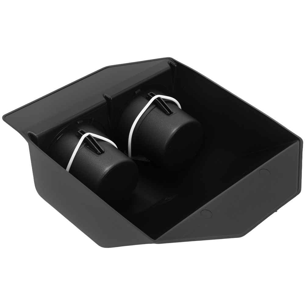 Black Dual Drink Cup Holder compatible for Chevy Corvette C5 C6 1997-2013 16186065