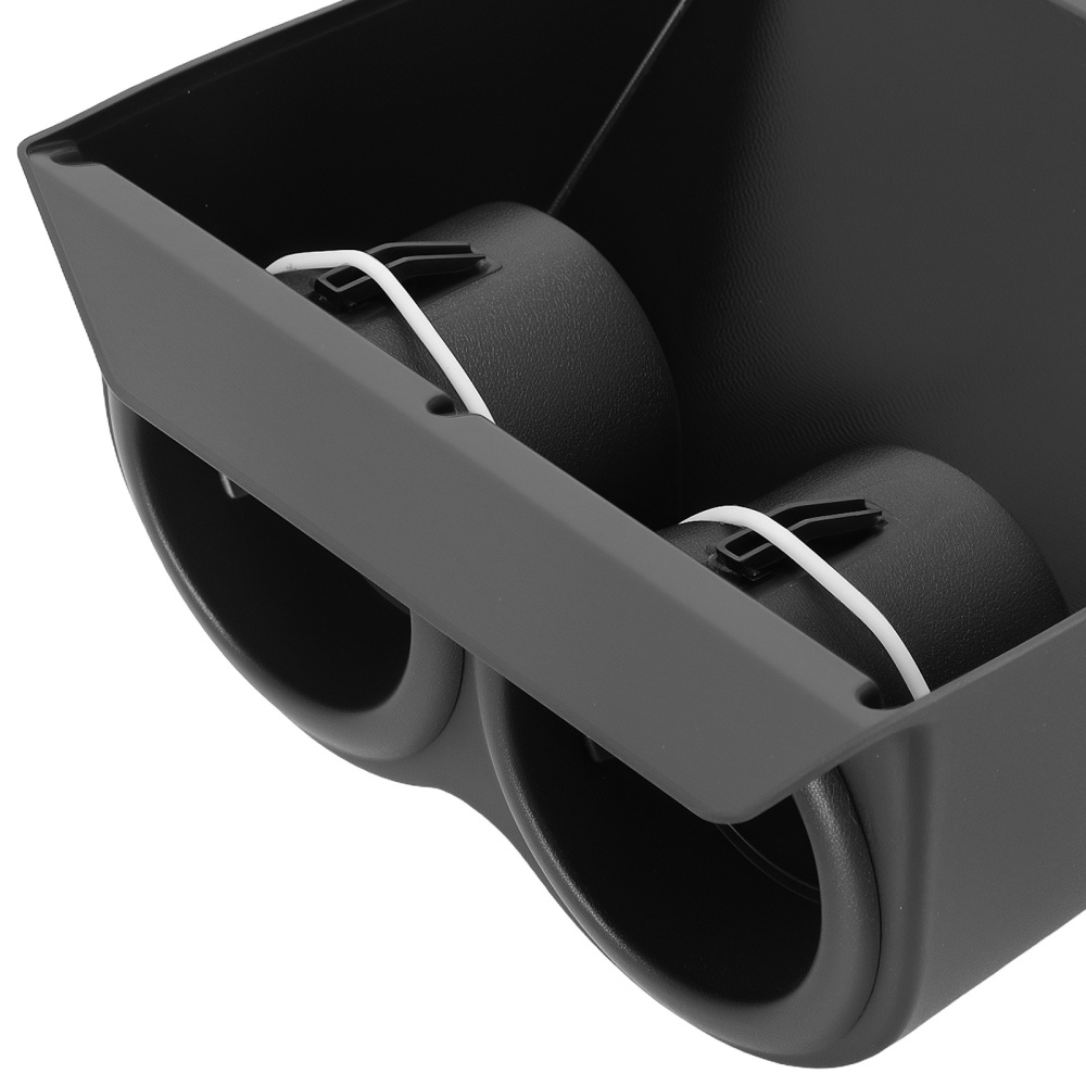Black Dual Drink Cup Holder compatible for Chevy Corvette C5 C6 1997-2013 16186065