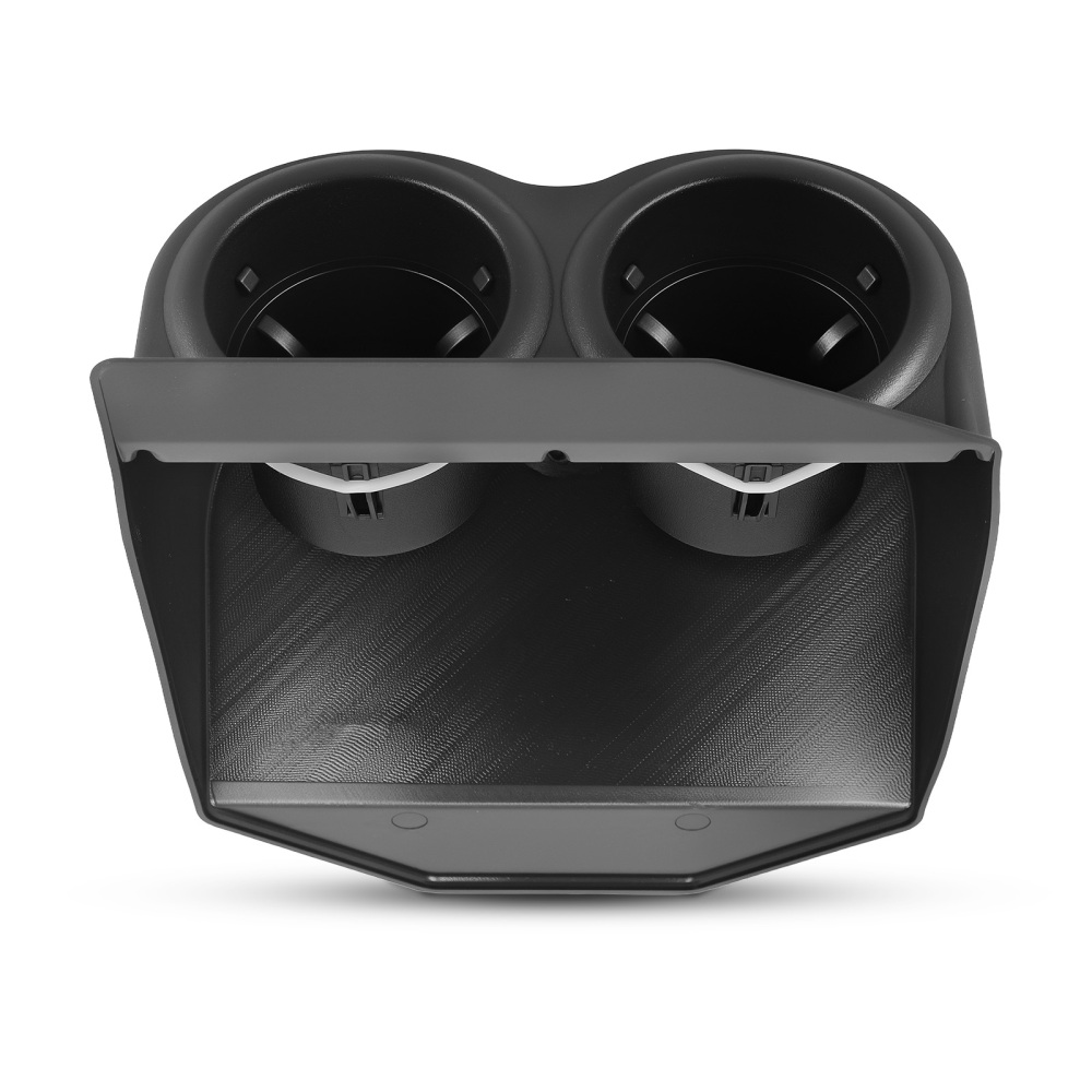 Black Dual Drink Cup Holder compatible for Chevy Corvette C5 C6 1997-2013 16186065