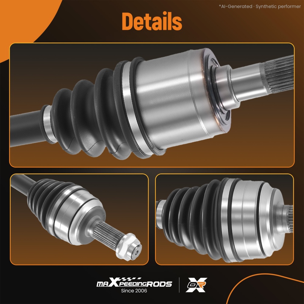2x New CV Axle Assembly compatible for Acura TLX 2015-2020 L4 2.4L Front DriverPassenger