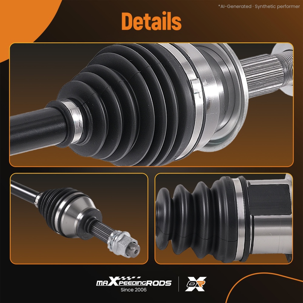 Front Pair CV Axle Joint Shaft compatible for INFINITI FX37 3.7L V6 AWD 2013