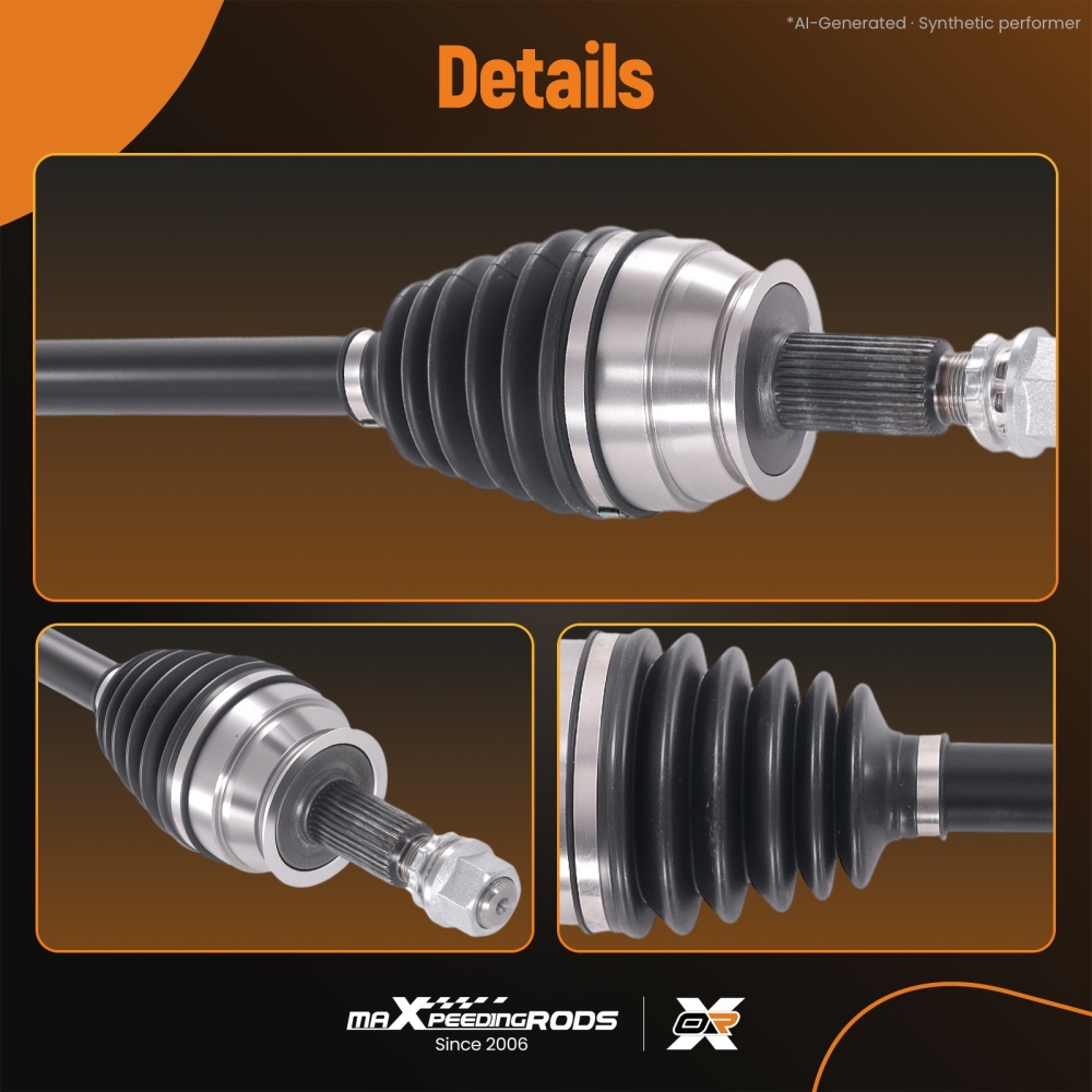 Rear Left CV Axle Assembly compatible for INFINITI G25 2011-2012 Q40 2015 compatible for Nissan 370Z 3.7L