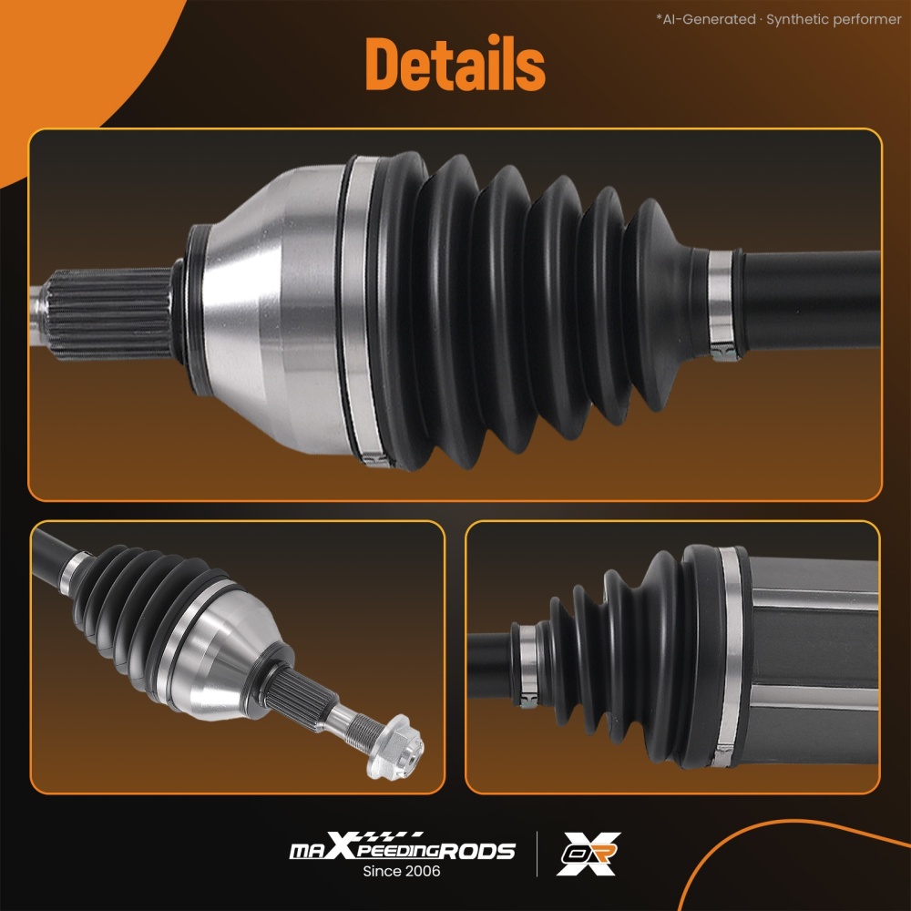 CV Axle Assembly compatible for Ford Edge 2015-2018 compatible for Lincoln MKX 2016-2018 Front Left Driver