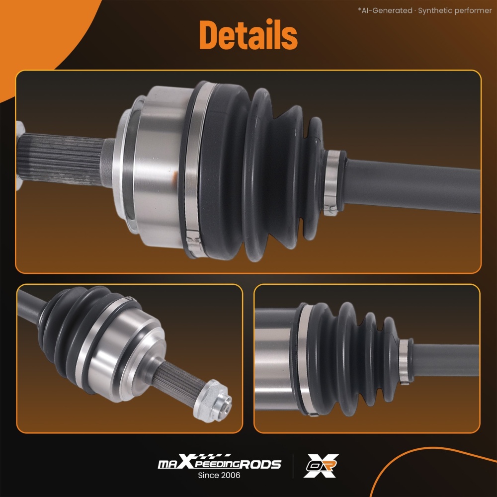 Front Pair CV Axle Assembly compatible for Honda Element 2.4L 2003 04 05 06 07 08 09 10 11
