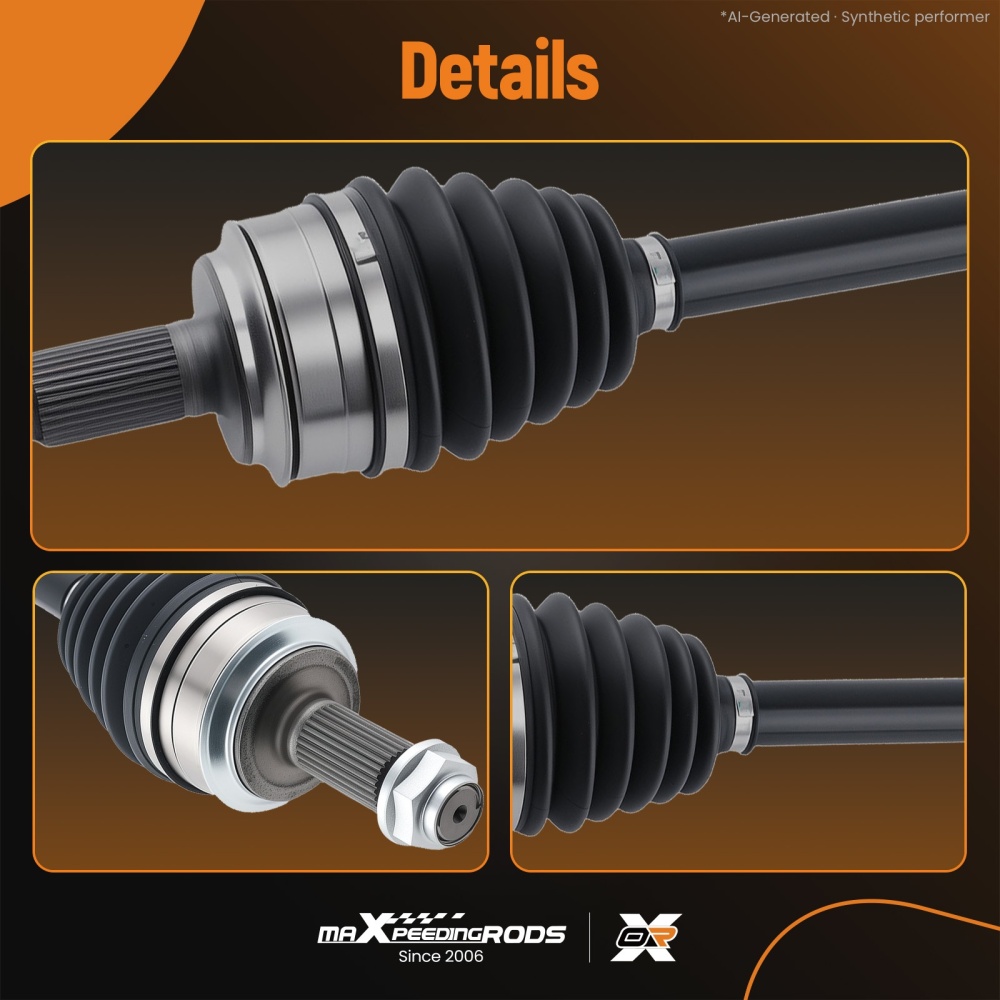 Front Left CV Axle Assembly compatible for Honda Odyssey 2007-10 Ridgeline 2006-14 3.5L