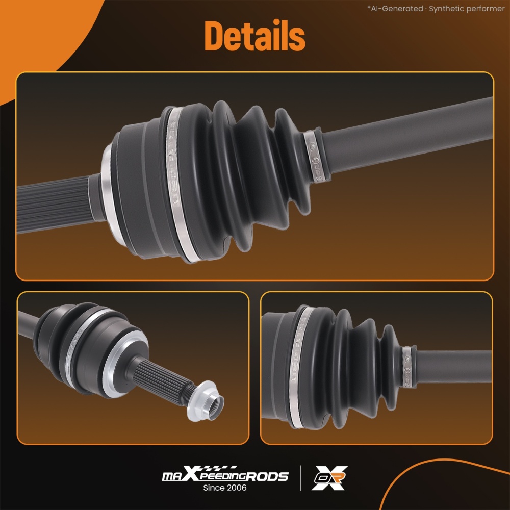 2x Front Left Right CV Axle Shaft compatible for Honda Pilot 2009-2011 compatible for Acura MDX 2007-2009