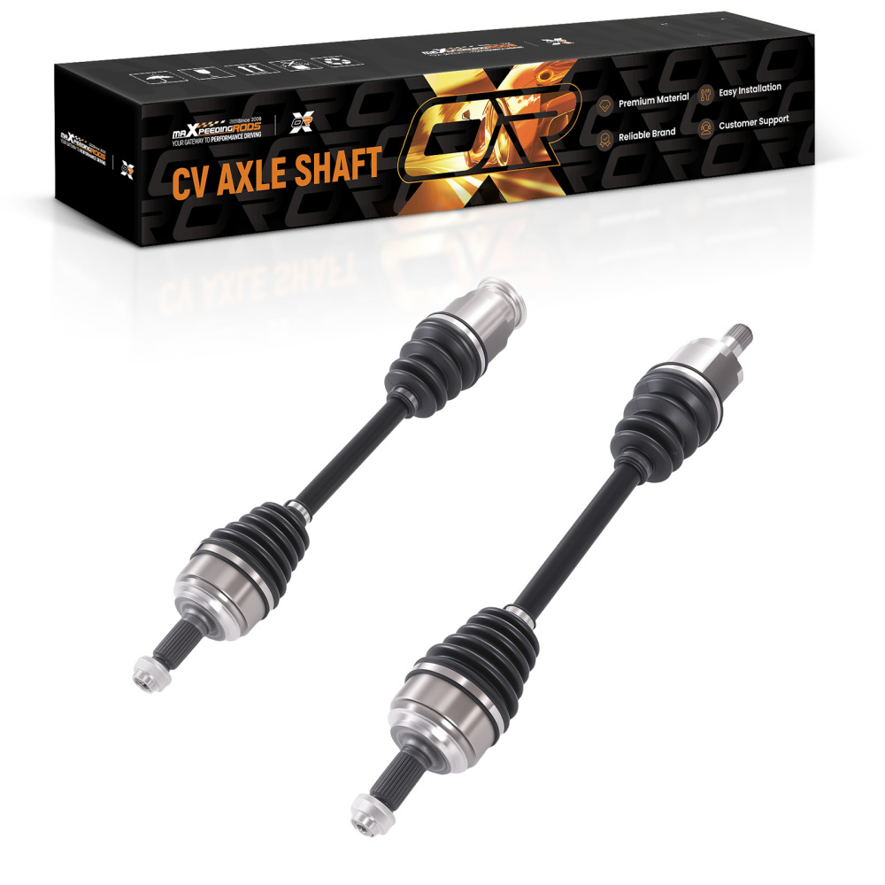 2Pc CV Axle Assembly Front Left Right compatible for Honda FIT Base Sport L4 1.5L 2009-2011