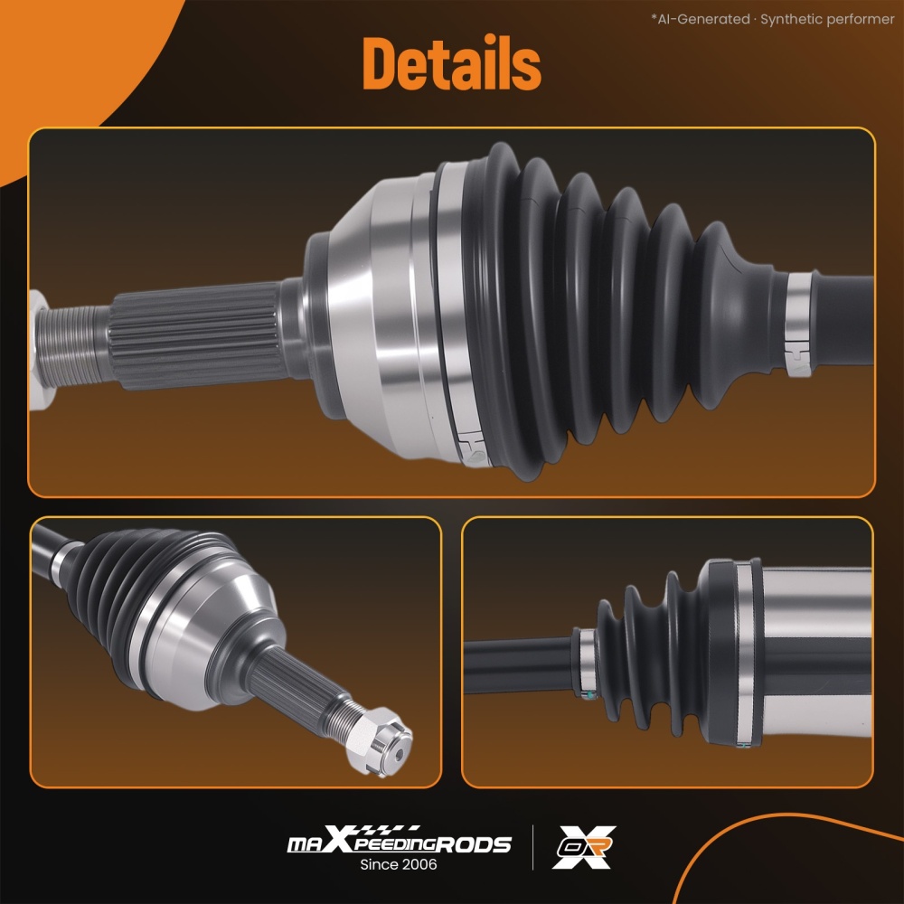 AWD Front Pair compatible for Nissan Rogue 2008-13 Rogue Select 2014-2015 CV Axle Shaft
