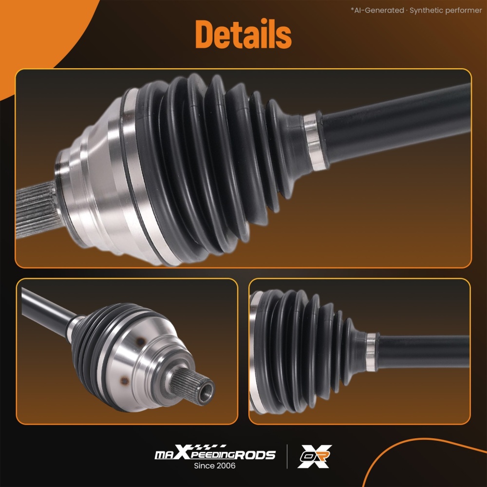 1PCS Front Left CV Axle Shaft for Passat compatible for Volkswagen L4 2.0L 2012 2013 2014-2015