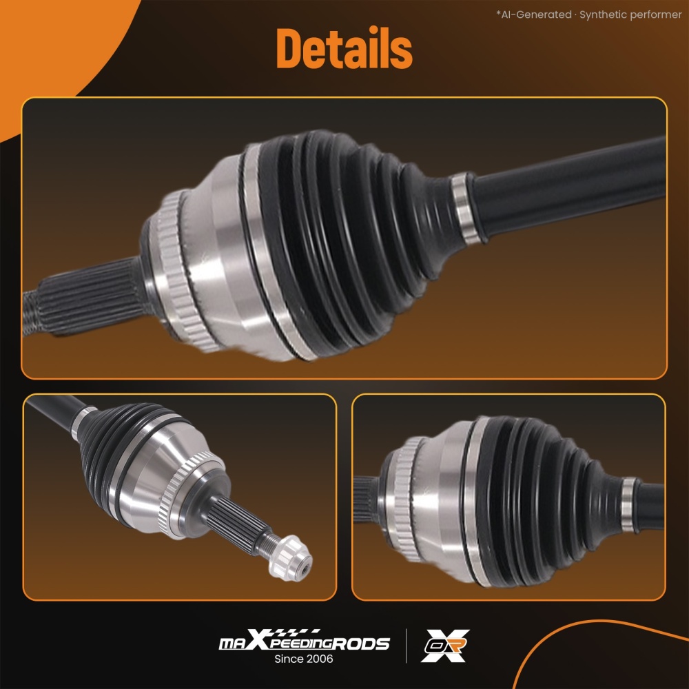 2x Front Left Right compatible for FWD Compatible for Toyota Sienna V6 3.5L 2017 2018 2019 CV Axle Shaft