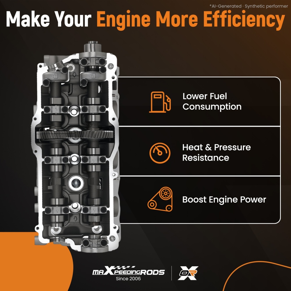 Left Cylinder Head w/ camshaft compatible for Toyota T100 compatible for 4Runner Tacoma Tundra 3.4L 5VZFE