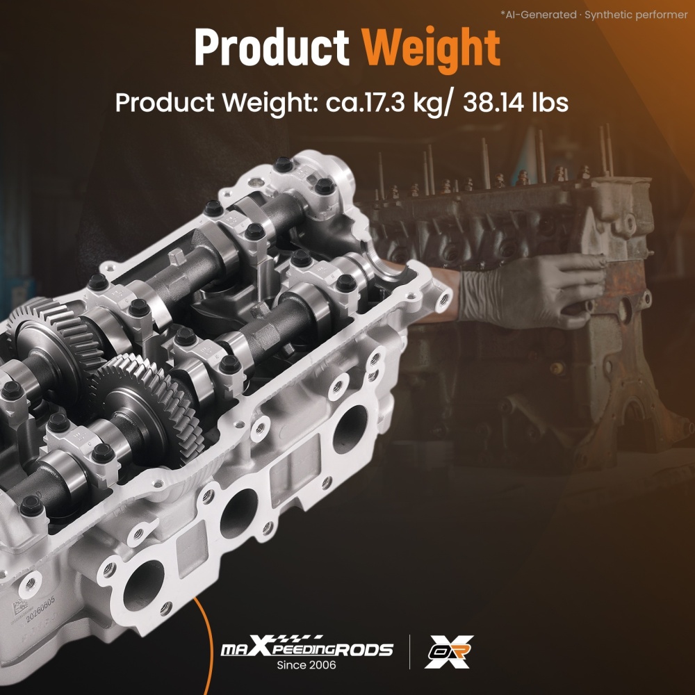 Right Cylinder Head Assembly compatible for Toyota 4Runner Tundra Tacoma 3.4L 5VZFE 95-04