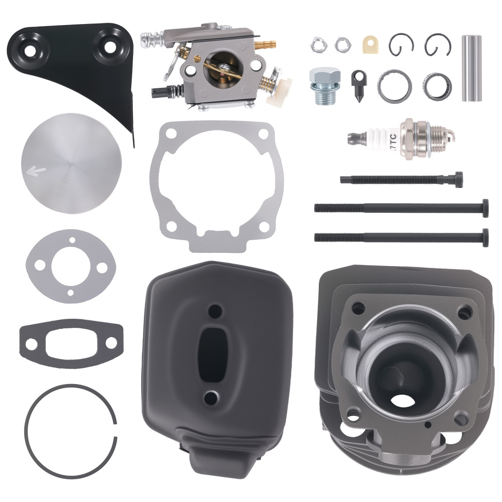Engine Cylinder Rebuild Kit compatible for Husqvarna 51/55/55 Rancher 503609171 46mm