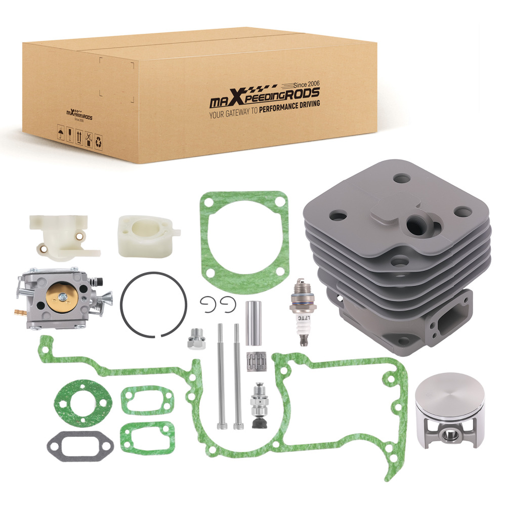 52mm Cylinder Piston Carburetor KIT compatible for Husqvarna 272 268 272XP 272K 503611071