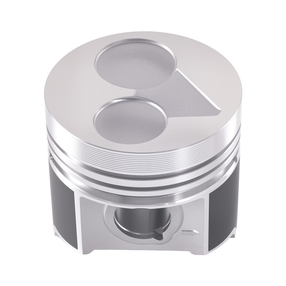 Engine Piston Kit compatible for Kubota V2203 D1703 87MM Standard Size 1A091-21110 Front