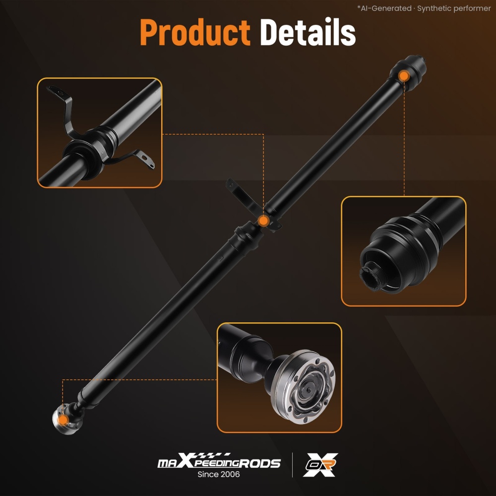 Cardan shaft rear compatible for Audi A6 Avant 4G5 4GD 4G0521101F 4G0521101K